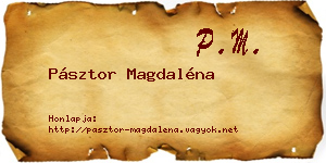 Pásztor Magdaléna névjegykártya